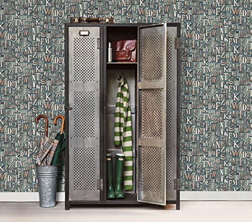 Galerie G56204 Steampunk Wallpaper, Green, Full roll (10M x 53 cm) - Image 4