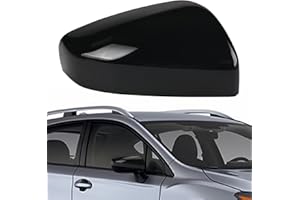 LHCDQSKCW Passenger Right Side Mirror Cover Compatible with Subaru Impreza 2017 2018 2019 2020 2021 2022 2023 Without Turn Si