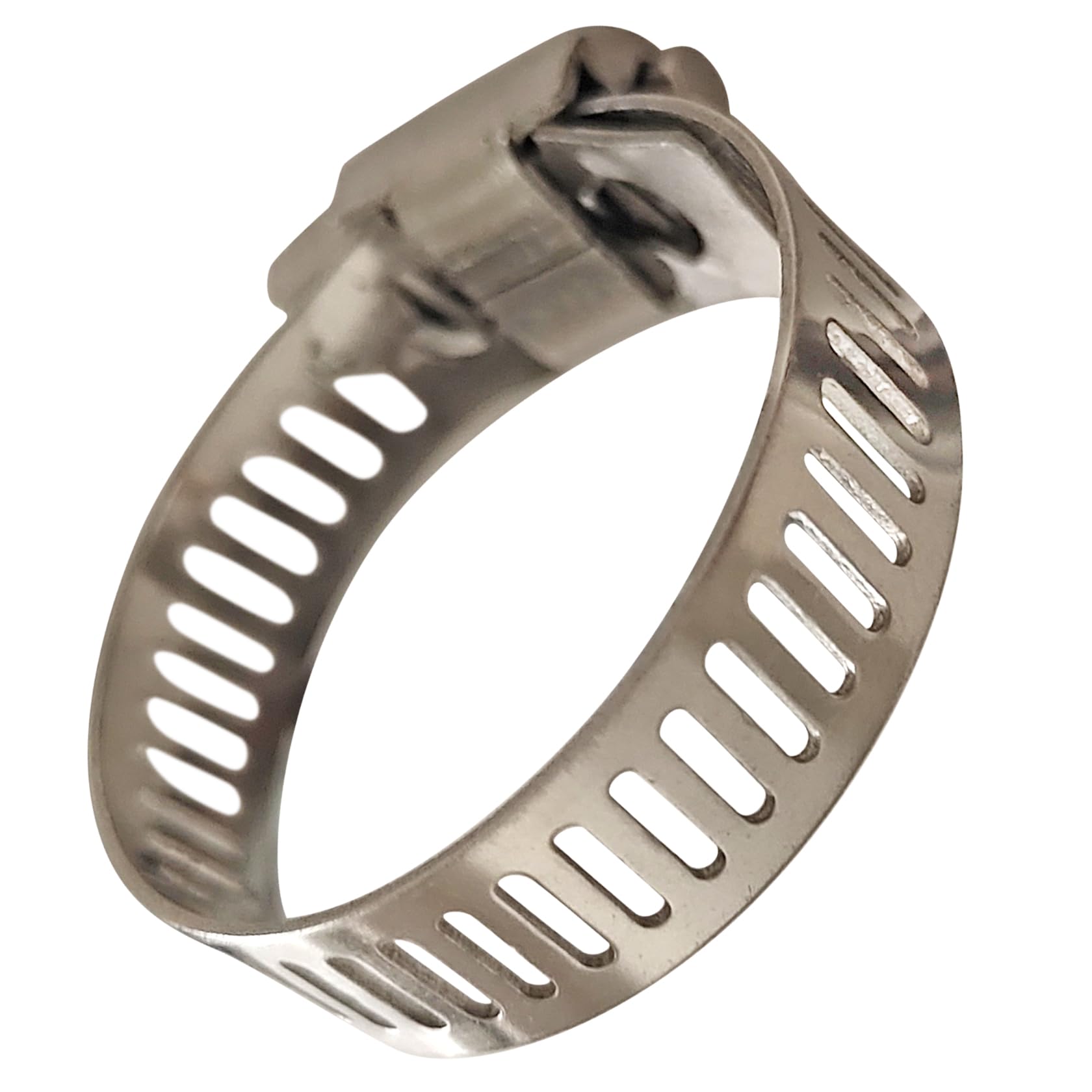 KShun 20 Pcs Hose Clips in 304 Stainless Steel Clamp 13~19 mm for Soft Pipe and Garden Hose, Clip Width 8mm, Sturdy and Rust Resistant Duct Clamp — image 1