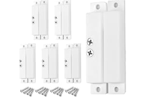 MANESI Normal Closed Wired Screw-Terminal Surface-Mount Magnetic Contact for Window Door Security 5Sets