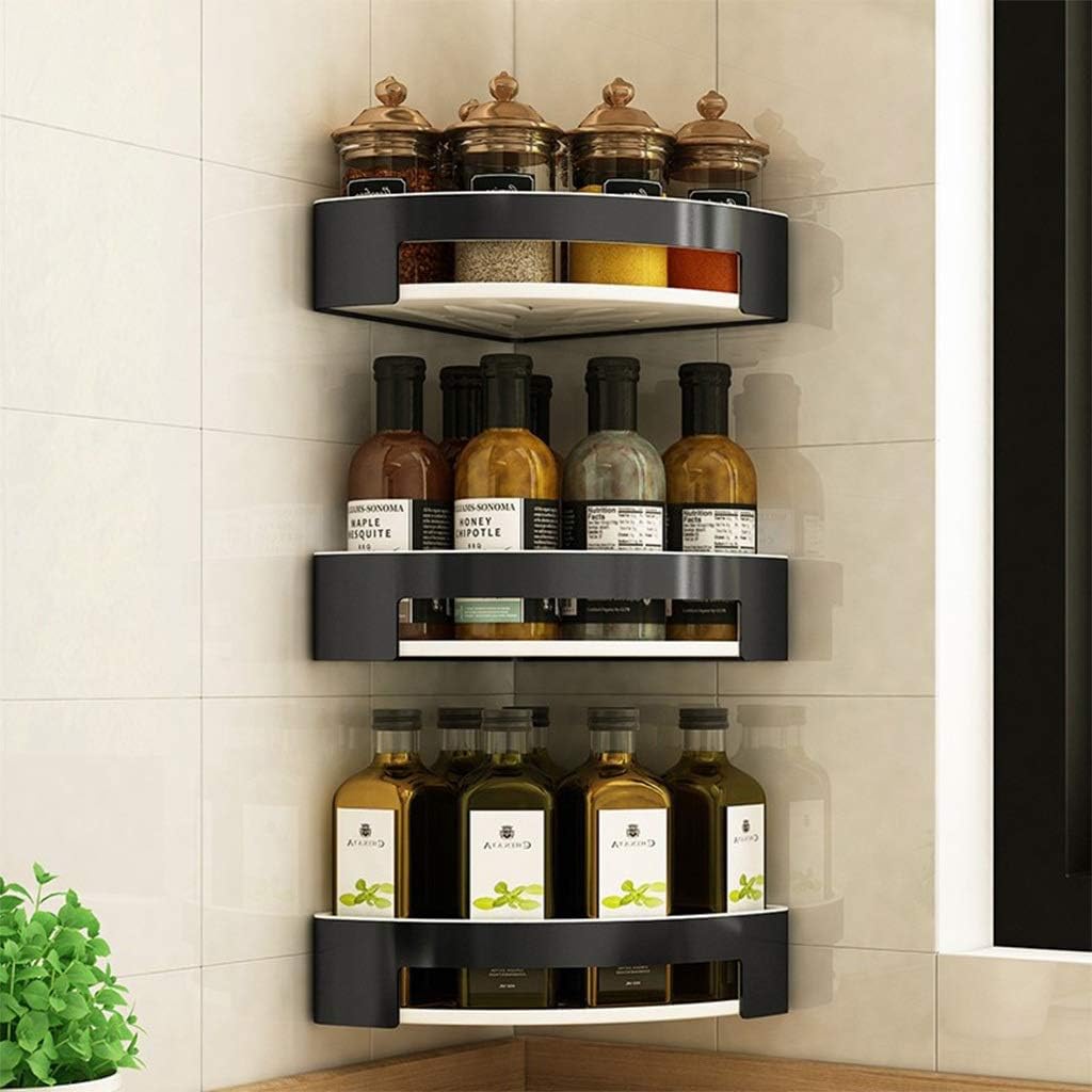 estantes de madera para especias