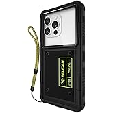 Pelican Waterproof Phone Case - Fits All Phones – Underwater Photo Case w/Secure Closure & Wrist Strap – Great for Snorkeling, Kayaking, Boating, Swimming, Rafting & Fishing - Black/Hi-Vis Yellow