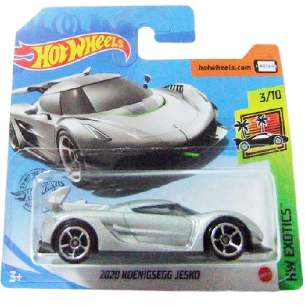 Hot Wheels 2020 Koenigsegg Jesko HW Exotics 3/10 2020 (228/250) Short card