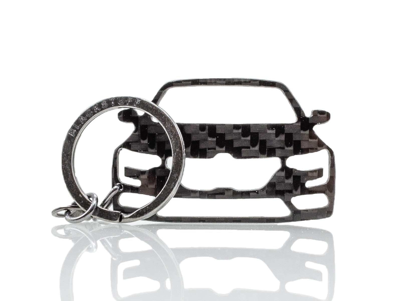 BlackStuff Carbon Fiber Keychain Keyring Ring Holder Compatible with Talisman BS-670