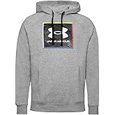 Under Armour Men's Ua Rival Fleece Graphic Hoodie Tops, Mod Gray Light Heather (as1, alpha, s, regular, regular)