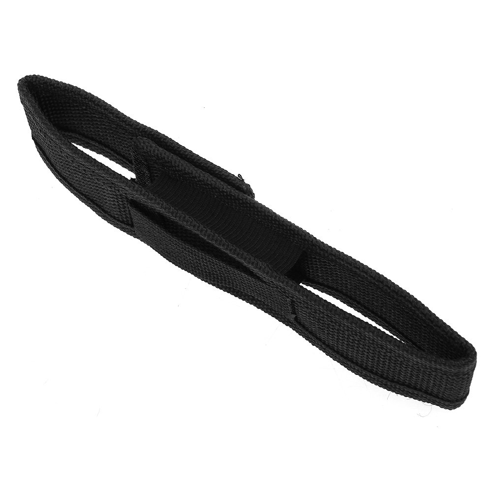 Custodia Porta Torcia LED Elettrica Nylon Nero 18*4cm
