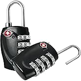 TSA Approved Locks for Luggage TSA Locks for Gun Case Lock 4 Digit Combination Lock Travel Locks TSA Approved Suitcase Locks Combo Lock with Code