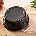 Maredash 34 oz Meal Prep Containers, Food Storage Containers with Airtight Black Lids and Fork Spoon,Lunchbox,Ruseable Meal Prep Containers，Microwaveable and Freezer(50-Pack)