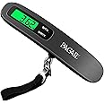 BAGAIL Digital Luggage Scale, 110lbs Hanging Baggage Scale with Backlit LCD Display, Portable Suitcase Weighing Scale, Travel Luggage Weight Scale with Hook, Strong Straps for Travelers