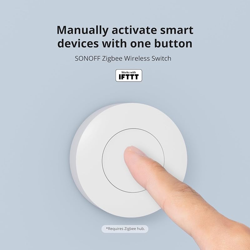 SNZB-01P Zigbee Smart-Taster, kabelloser Szenenschalter