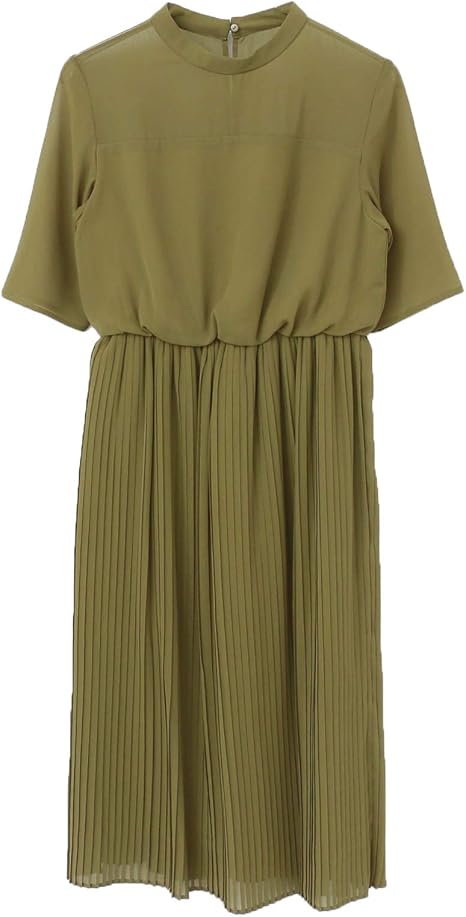 Amazon アーバンリサーチ ワンピース ドレス La Maison プリーツスカートワンピース レディース 1030 Ul04 カーキ One ワンピース チュニック 通販