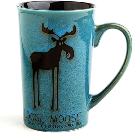 Amazon Co Jp 北欧ミニマリストマグカップ 大容量セラミックカップ クリエイティブカップ ミルクカップ コーヒーカップ キリンパターン ブルー 500 Ml ホーム キッチン