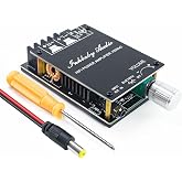 Hosyond 200W Bluetooth 5.0 Amplifier Board TPA3116D2 100W+100W Stereo Dual Channel Mini Amp Board Audio Receiver for Home DIY Speakers
