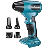 Taingwei Cordless Leaf Blower for Makita 18V Battery - High-Speed, Brushless Motor, 130,000 RPM, Lightweight Design for Leaves,Dust,Snow, Lawn Care,Patio Cleaning (Battery Not Included)