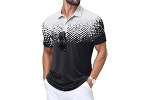 HMIYA Mens Golf Polo Shirt Casual Short Sleeve S-3XL 2026 New