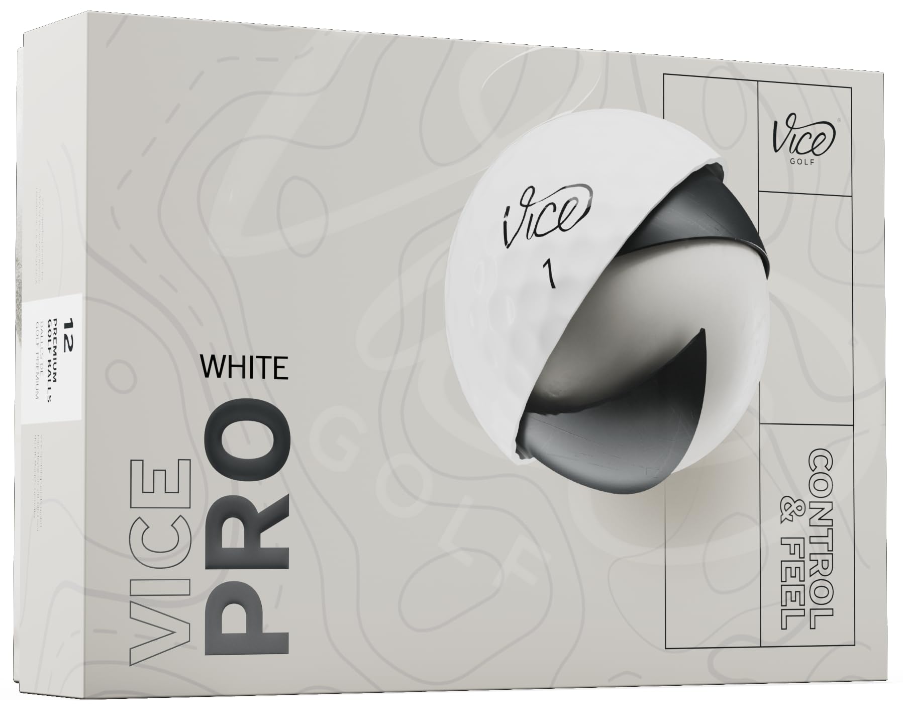 Vice Pro Golf Balls (2025 Model) (White)