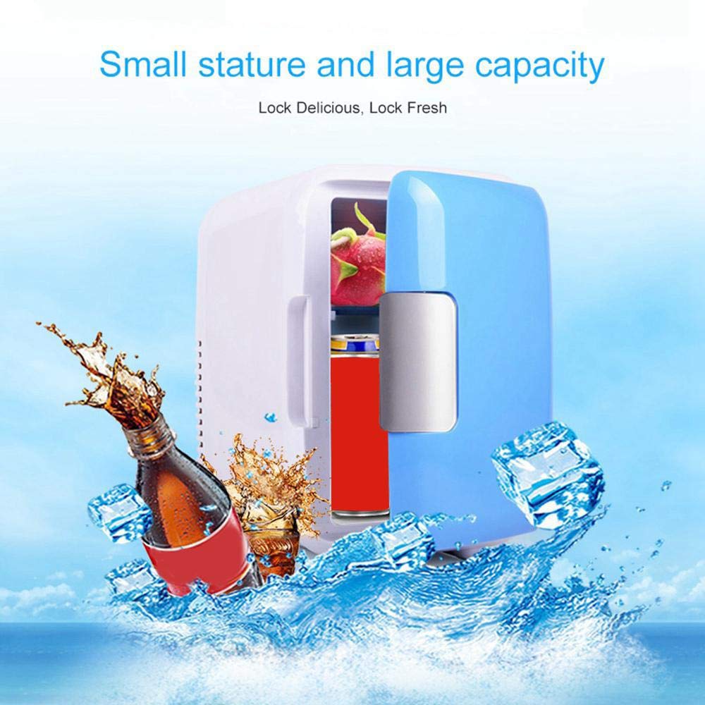 LAIY Mini congelador, Mini refrigerador Puertas Individuales, 4L ...