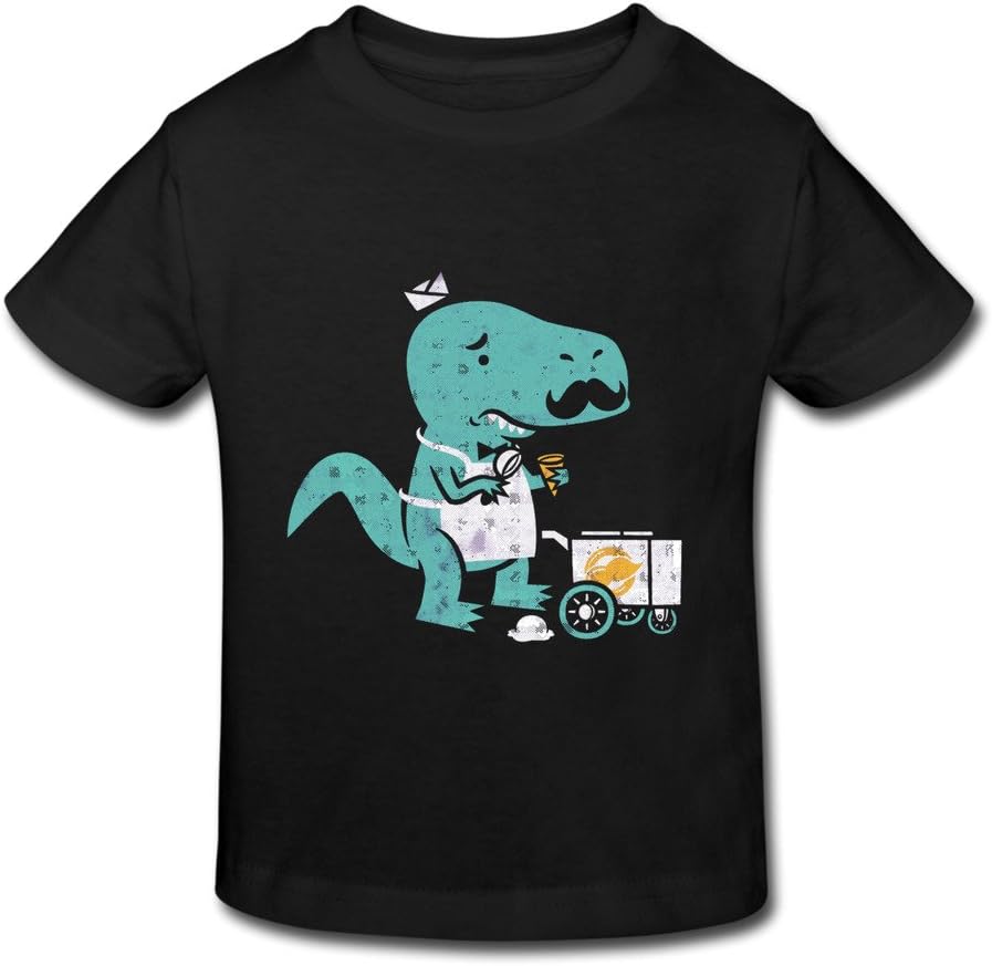 Mustache T-Rex Toddler T Shirt Printing