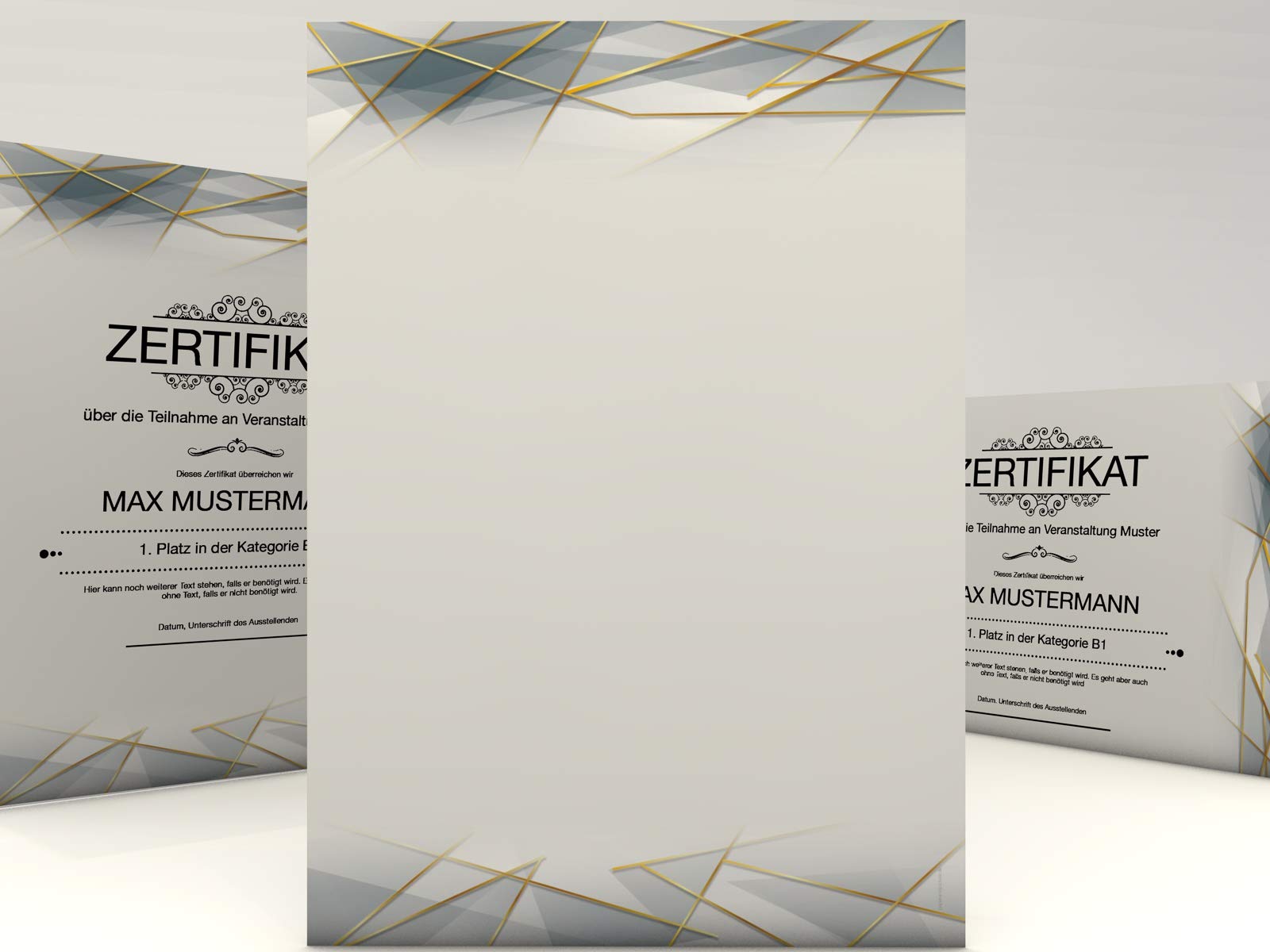 paperandpicture.de Certificate Paper, A4, 50 Sheets, 190 g/m², Print Copy Paper