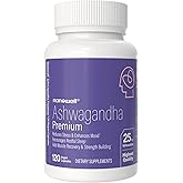 NANOWELL Ashwagandha Premium - 120 Vegan Capsules – High Potency – 5% Withanolides Root Extract, Organic Ashwagandha Powder, Mixed Berries - Supports Relaxation & Mood Balance - 60 Servings