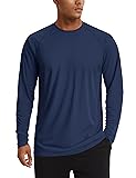 TACVASEN Mens Long Sleeve Athletic UPF 50+ UV