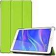 for Huawei Honor Tablet 5 T5 8.0 JDN2-W09HN AL00HN Cover, Ultra Slim Folio Stand Lightweight Leather Case for Huawei MediaPad M5 Lite 8 JDN2-AL50 JDN2-L09 JDN2-W09 JDN2-AL00 8inch (Green)