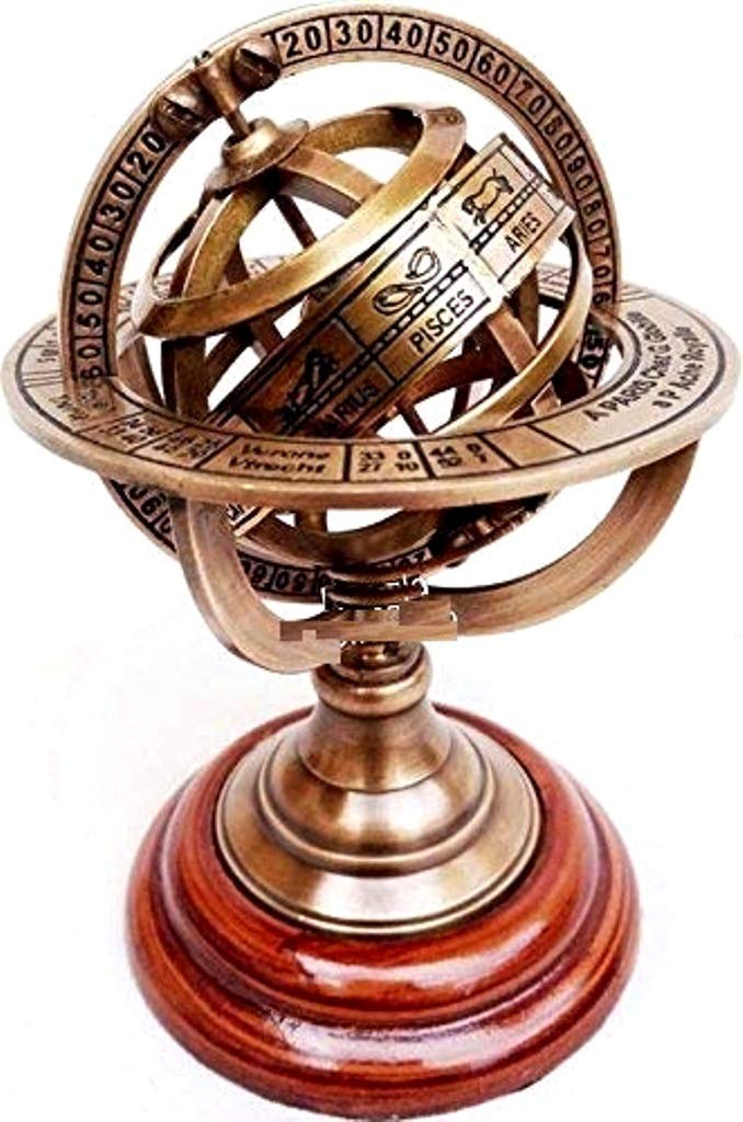 THOR INSTRUMENTS Brass Armillary Sphere Astrolabe