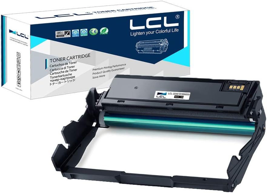 LCL Compatible Drum Phaser 3330 WorkCentre 3335 3345 101R00555 30000PAGES (1Pack Drum) Replacement for Xerox WorkCentre 3335 WorkCentre 3345 3335DNi 3345DNi Phaser 3330 3345VDNi 3330DNi