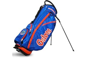 Team Golf NCAA Fairway Golf Stand Bag, Lightweight, 14-Way Top, Spring Action Stand, Insulated Cooler Pocket, Padded Strap, Umbrella Holder & Removable Rain Hood
