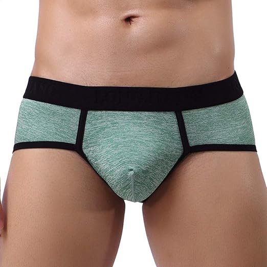 Newlyblouw Men Underwear Fashion Lace Panties Spandex Thongs