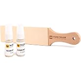 Work Sharp Leather Strop And Diamond Emulsion Kit - Precision Edge Refinement System - Knife Sharpening, Polishing, Honing Tools And Blades