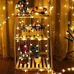 Battery Operated LED Globe String Lights, 2-Pack
