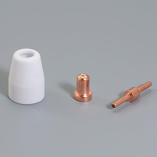 thumbnail image 2 of Coupeuse Au Plasma RIVERWELD 90pcs L-TEC PT-31 JG-40 WSD-LG40 Plasma Electrode 18205L Tips Mouthpiece 18866L Extended Shroud Shield Cup 18204 Kit Fit CUT 50D 50 40 Plasma Cutter Cnc Plasma Table 2 of 14