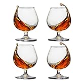 ninesung Whiskey Glasses Set of 4, Bourbon