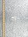 VINYL FAUX FAKE LEATHER PLEATHER EMBOSSED SHINY ALLIGATOR FABRIC - Silver - 54