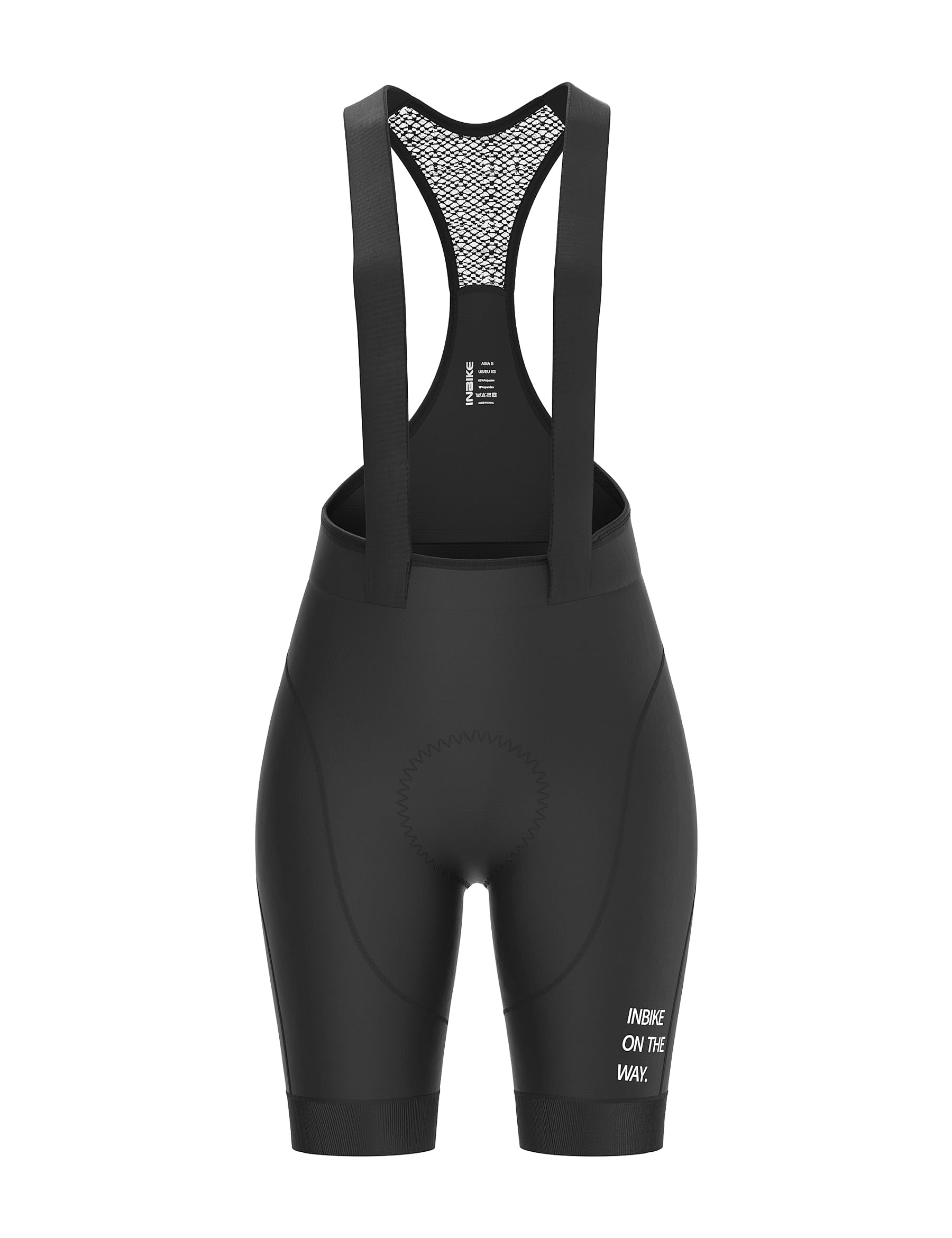 Photo 1 of INBIKE Womens Cycling Bibs Shorts with 3D High Density Sponge Padded Long Breathable Cycling Bib Shorts Women Black