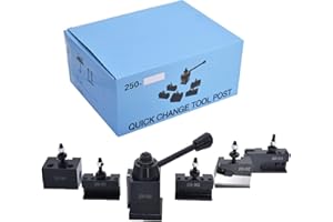 raseparter OXA 6-Pack Wedge Type Quick Change Tool Post Set for Lathe up to 8Inch
