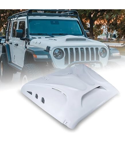Xprite USA ZS-0065 Avenger Series Heat Dispersion Steel Hood For 2007 2018 Jk Jku Rubicon Sahara Jeep Wrangler