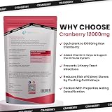 NutriVolv Cranberry 12000mg Tablets 120 Non Alcoholic Gluten Free view 3