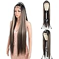 Style Icon 36” Super Long 13x4 Lace Wig Easy-360 Lace Frontal Wigs Free Part Lace Front Wigs with Baby Hair (36” Up Do, NTPDHL1B/8/26R)