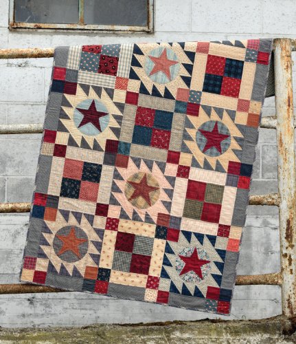 The Blue and the Gray: Quilt Patterns using Civil War Fabrics