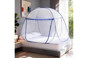 Pop-Up Mosquito Net Tent for Bed, Folding Portable Camping Travel Mosquito Tent with Net Bottom for Baby Adults, Easy to Inst