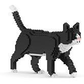 JEKCA Tuxedo Cat 02SB | Cat Plastic Building Blocks | Age 14+