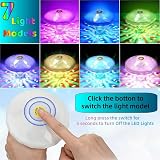 Esoes Floating Hot Tub Lights 7 Modes Colorful Disco Underwater Lamp view 2