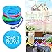 Windproof Clothesline | Set of 4 5m Portable Nylon Clothes Hanger Rope with Durable Stainless Steel Hook | Anti Slip Rust-Resistant Laundry Drip Drier for Home Travel Camping | Color May Vary | 1298.2