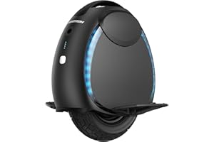 I INMOTION INMOTION V6 Electric Unicycle: UL2272 Certified 27.6lbs Lightest EUC, 18.6mi Range & 1000W Motor - Self-Balancing Scooter for Adults Teens Commuting