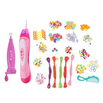 Buy Prettyia Beader Braider 2 In 1 Hair Girls Beading Braiding Set