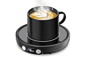 Mug Warmer Coffee Warmer for Desk with 3Temperature Control 130 ℉/150 ℉/176 ℉,2-12Hrs Auto Shut Off,Mug Warmer for Beverage, 