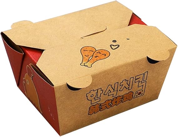 Lhl Caja desechable de Pollo con alas y Pollo - Fiesta de Picnic con arroz, Paquete de Sushi Sashimi, microondas, Caja de calefacción [100 Paquetes] (Color : 820ML): Amazon.es: Hogar