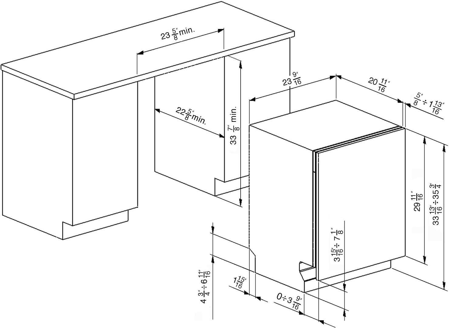 smeg 18 inch dishwasher